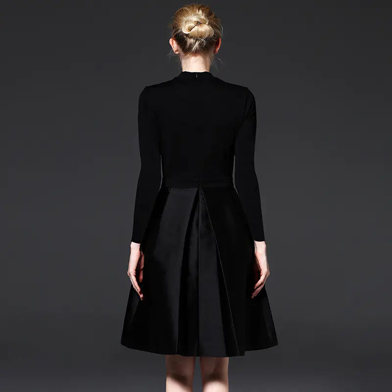 2020 Spring New Women's Slim Fit Little Black Dress