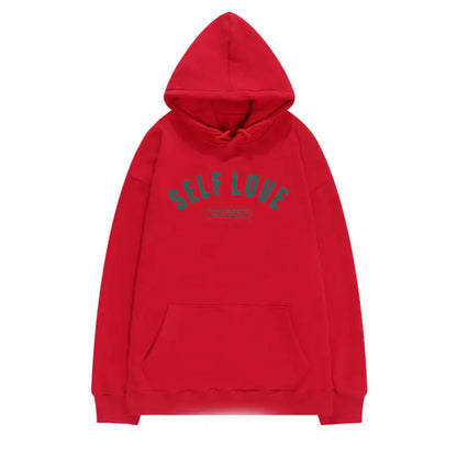 Simple Solid Color Hooded Sweater for Women
